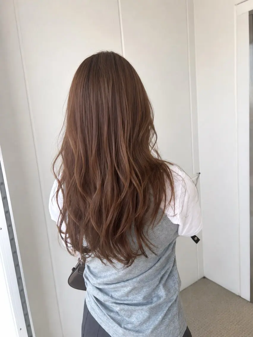ロング カラー ヘアカラー 髪質改善／透明感 NAKAIEのヘアスタイル