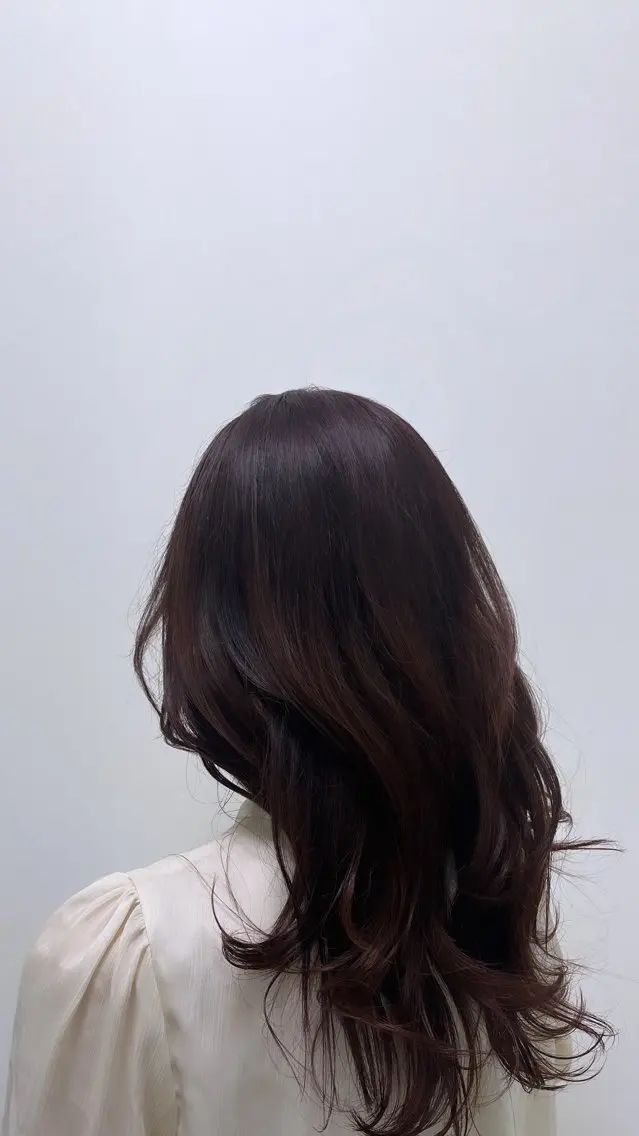 ロング 北千住/小顔レイヤー /顔まわり/西慶太朗のヘアスタイル