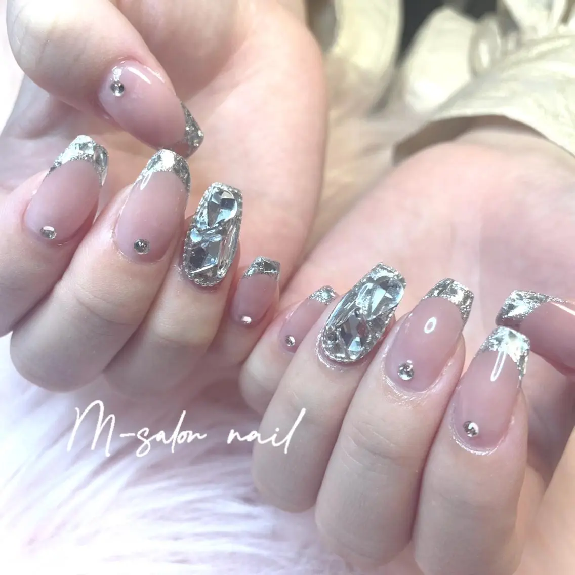 ネイル ハンドネイル 韓国/網紅/パーツ M-salonのネイルデザイン