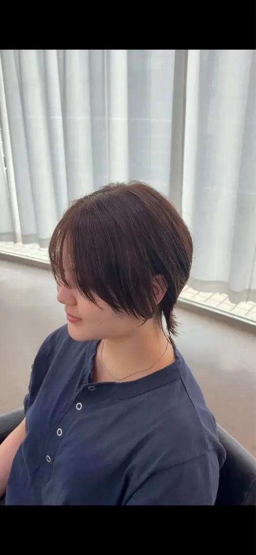 ショート 川元 春奈のヘアスタイル