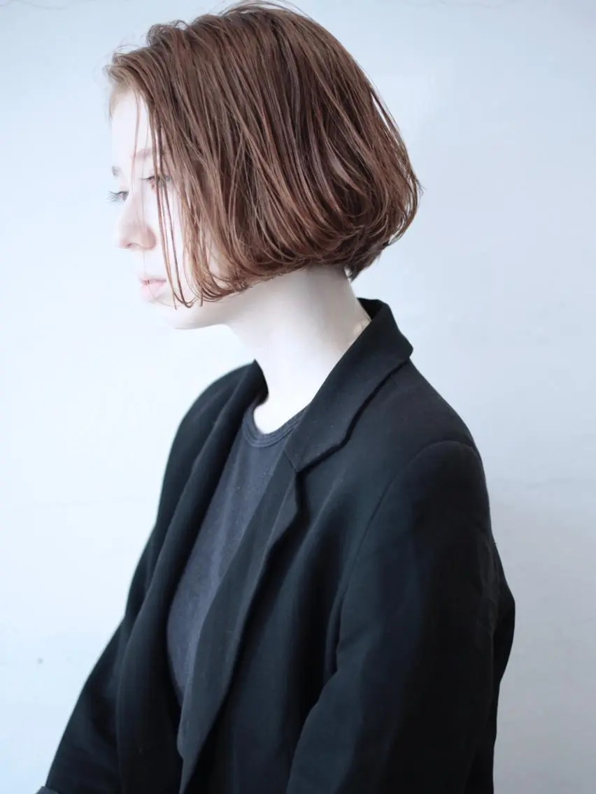 【時短髪質改善】カット+透明感フルカラー+超音波ケアプロAMASIAトリートメントの写真