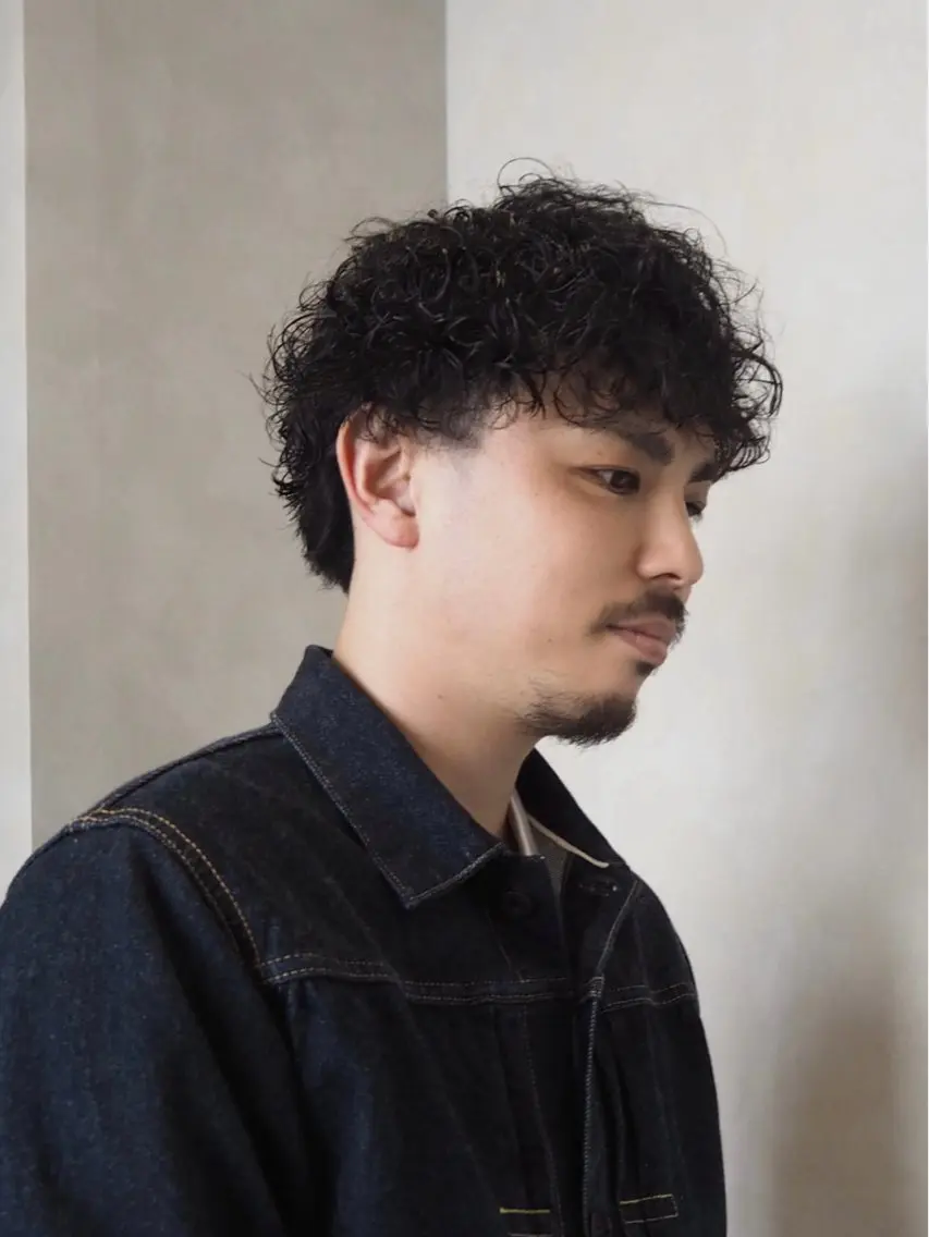 パーマ メンズ カット パーマ hayato / 梅田のヘアスタイル