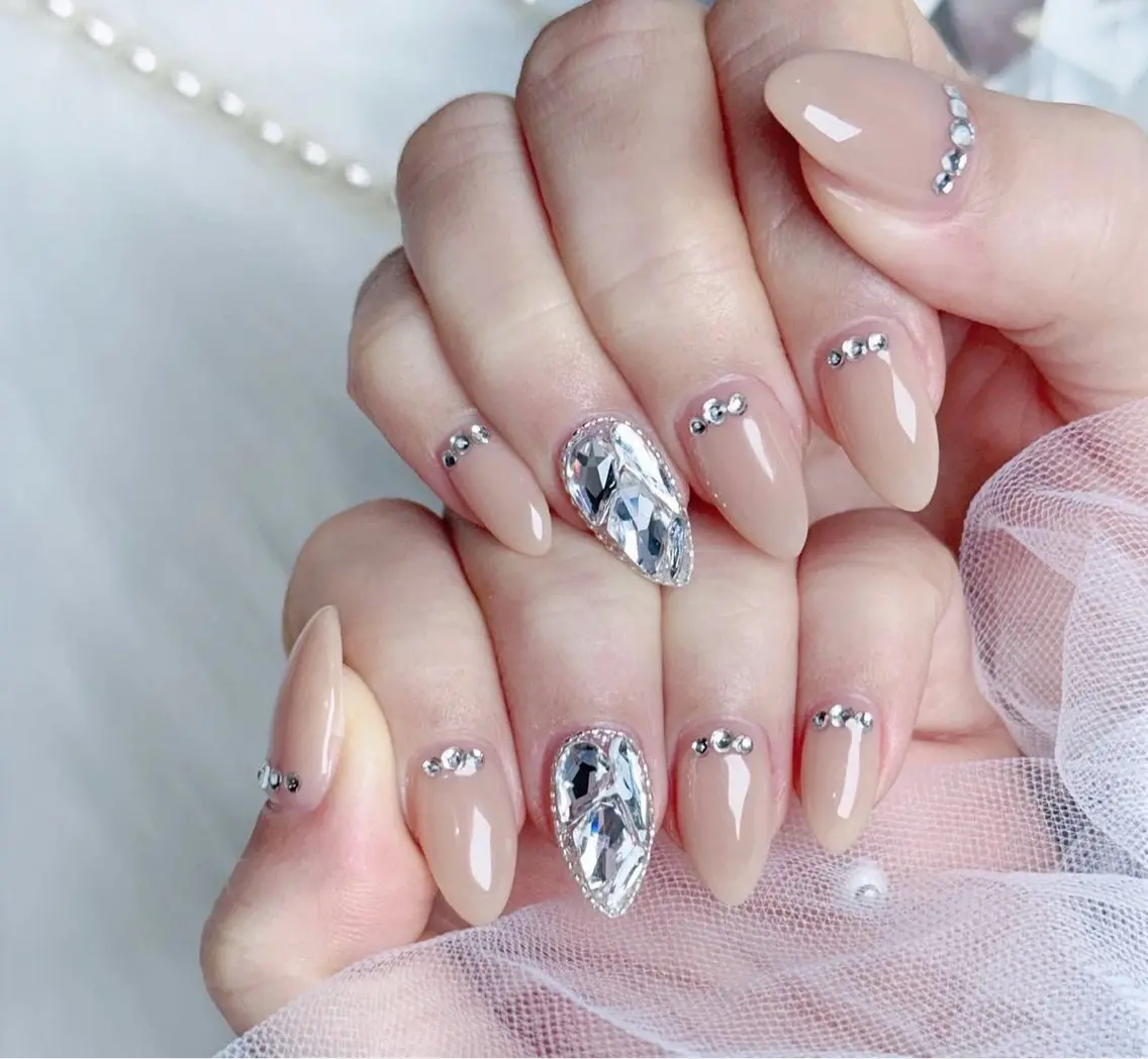 ネイル ジェルネイル 韓国ネイル ミラーネイル パラジェル NailSalon✨ Écrinエクランのネイルデザイン