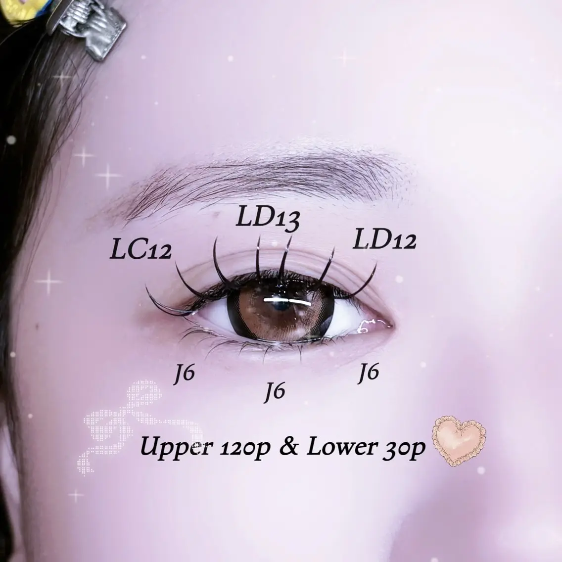 マツエク・マツパ 下まつげエクステ マツエク 9/9空◎🎀束感 🩰Izumi👀のマツエク・マツパデザイン