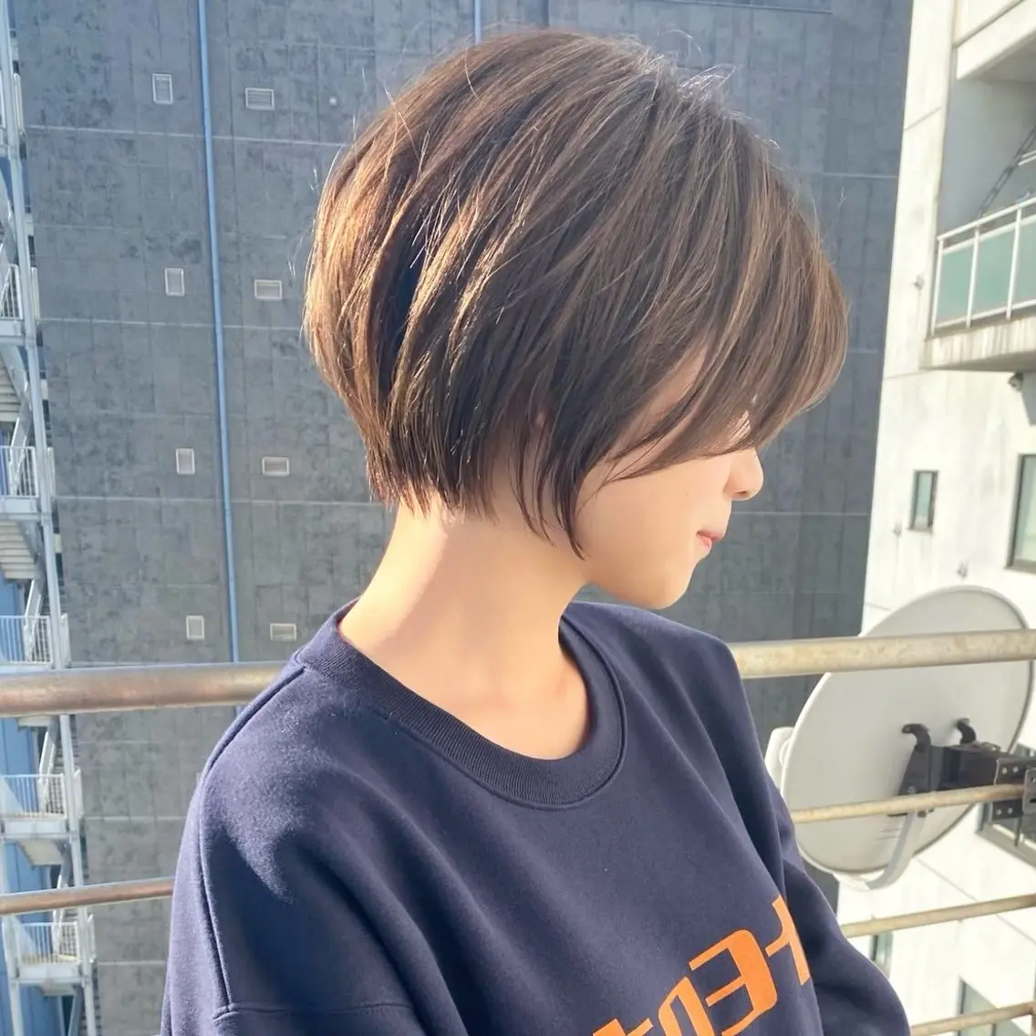 ショート 🎀nao🎀 博多レイヤーボブのヘアスタイル