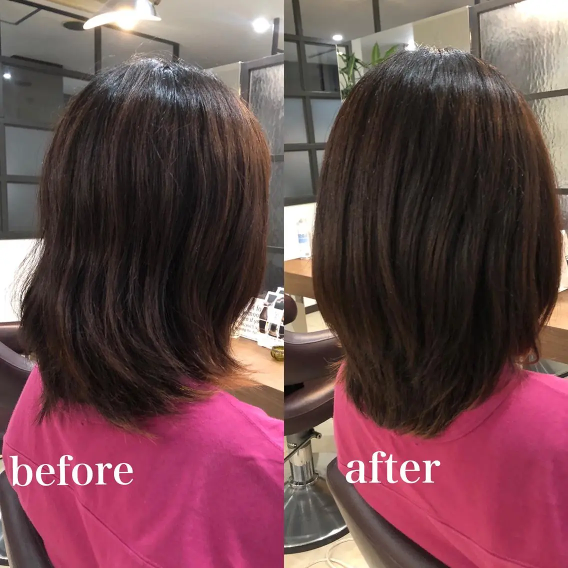 ミディアム 髪質改善 トリートメント SOL .✂︎ 松永李帆のヘアスタイル
