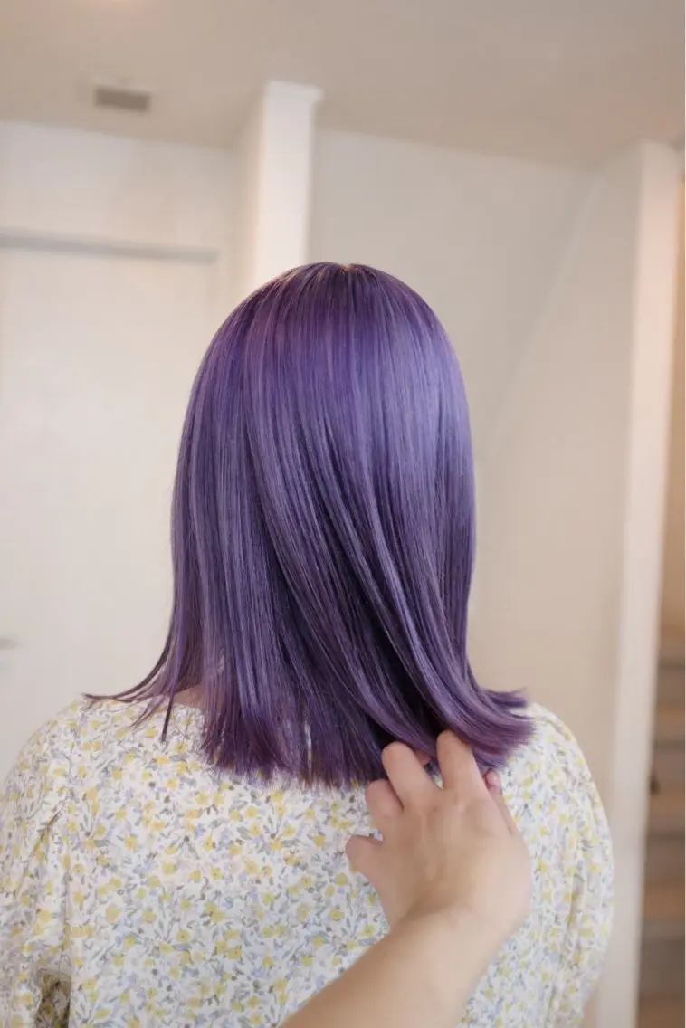 ミディアム カラー ヘアアレンジ 🦠デザインカラー/ 魚瀬あおい🦠のヘアスタイル
