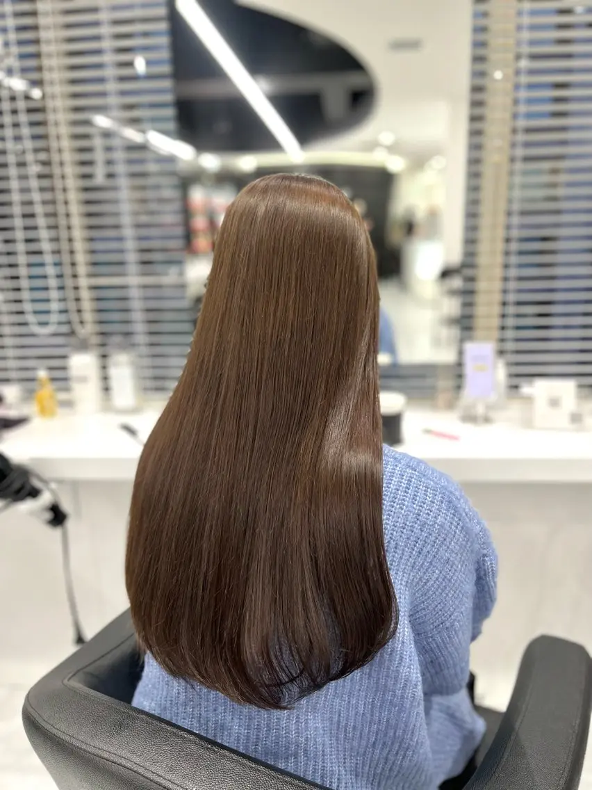 ロング ヘアカラー トリートメント ヘッドスパ 淡色カラー 🫧NAOYA 🫧のヘアスタイル