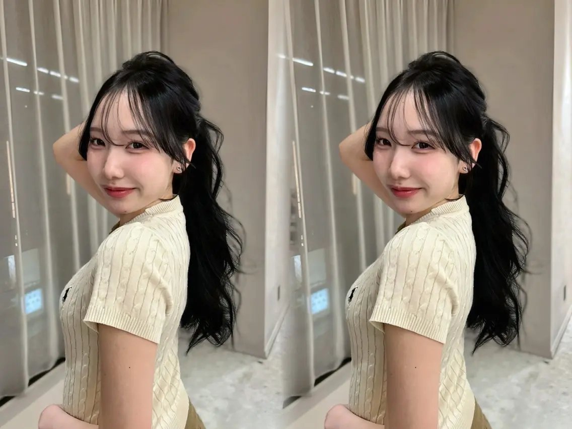 ロング カット ヘアカラー 木串 楽人のヘアスタイル