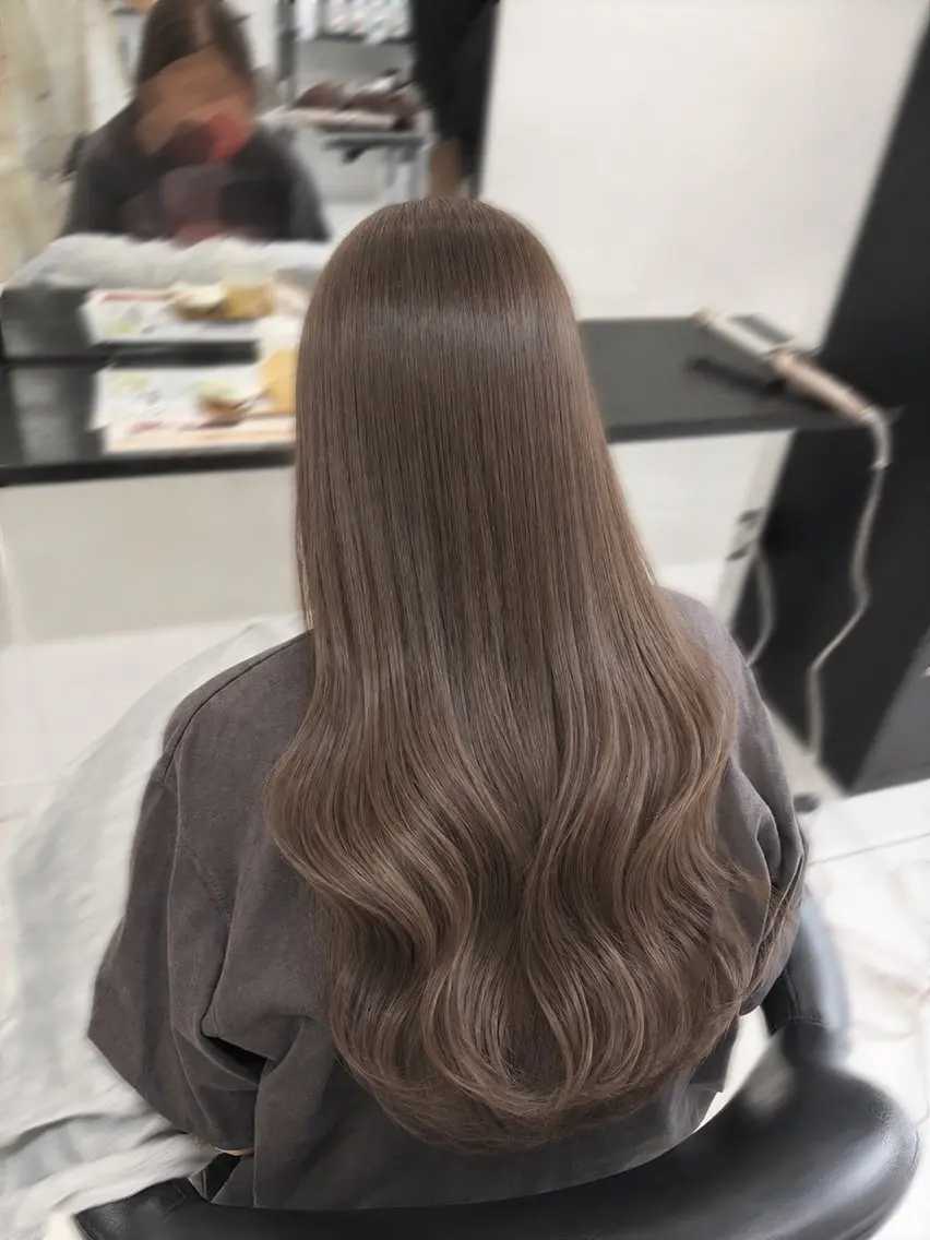 ロング カラー ヘアカラー ブリーチなしWカラー /アレンジ/ユウミのヘアスタイル