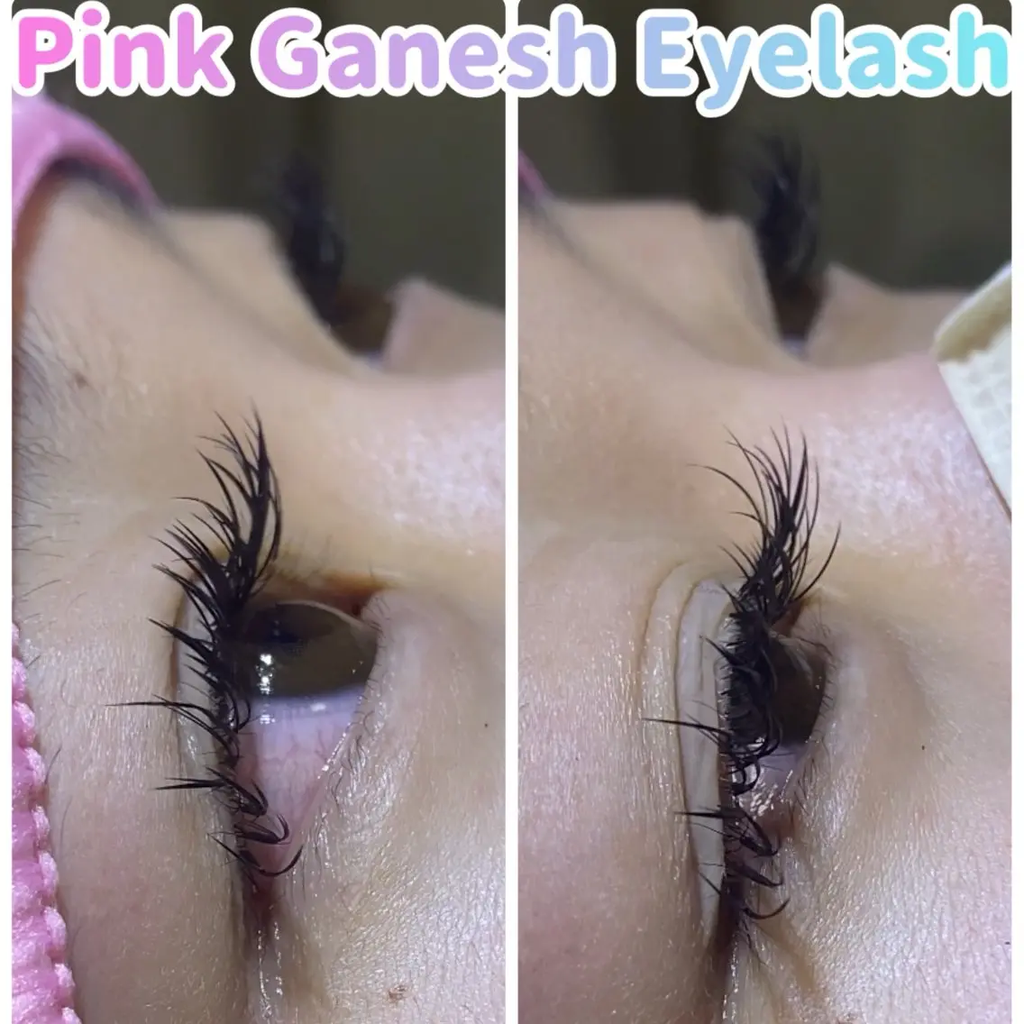 マツエク・マツパ 付け放題 バインドロック 束感まつ毛 Pinkganesh Eyelashのマツエク・マツパデザイン