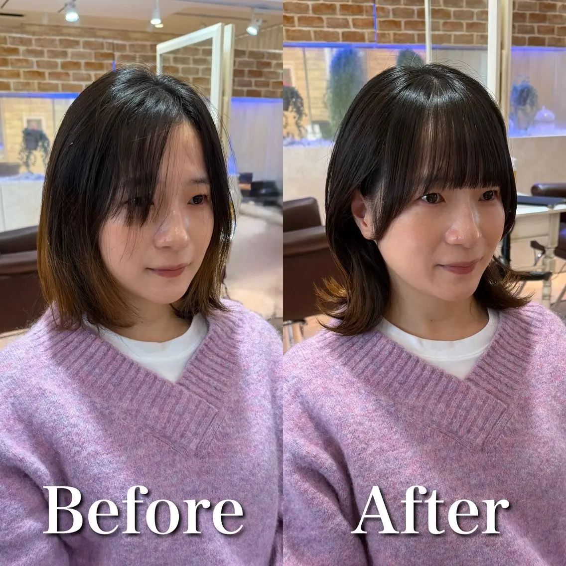 ショート パーマ 縮毛矯正 カット パーマ 縮毛矯正 トリートメント 🌟クロスパーマ🌟 YAGIのヘアスタイル