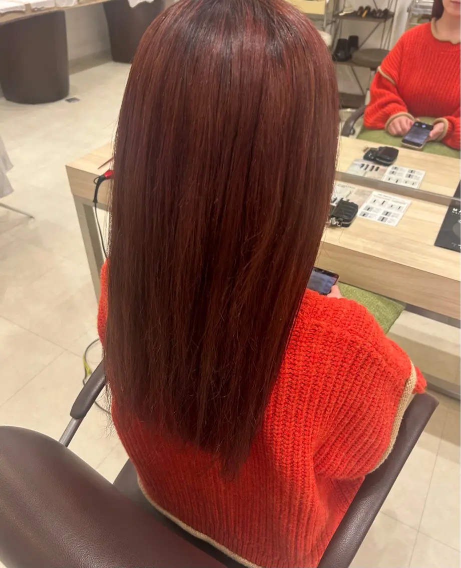 ロング ヘアカラー 北崎 花のヘアスタイル