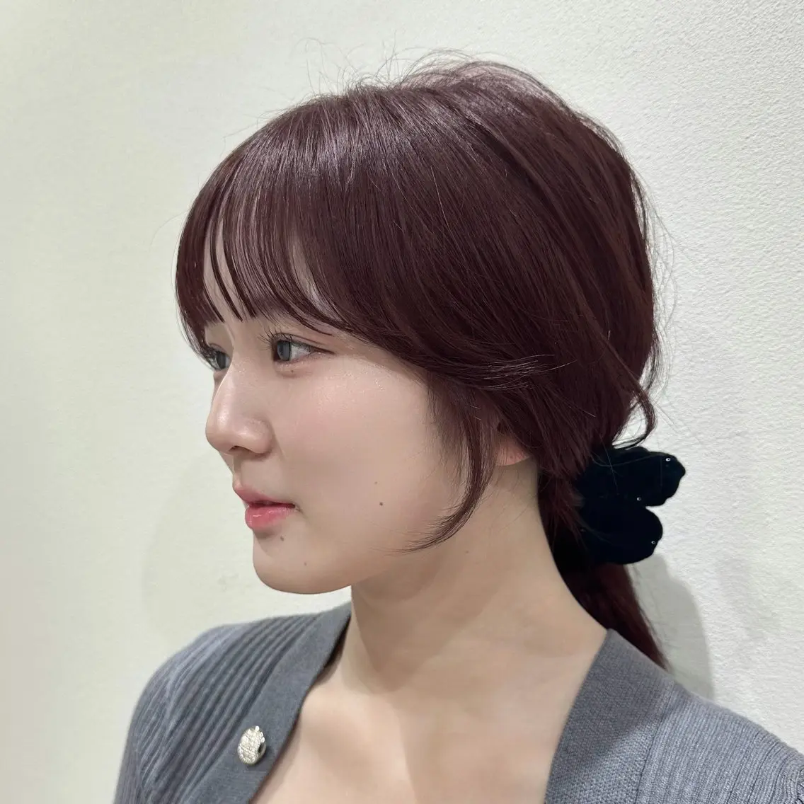 ロング カラー ケアカラー 透明感カラー ピンクカラー ローズカラー くびれヘア カット ヘアカラー aku🩷韓国ヘア 暖色カラー🎀のヘアスタイル