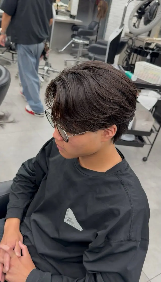 ショート パーマ メンズ 🌊メンズパーマ職人 🌊　とーやのヘアスタイル