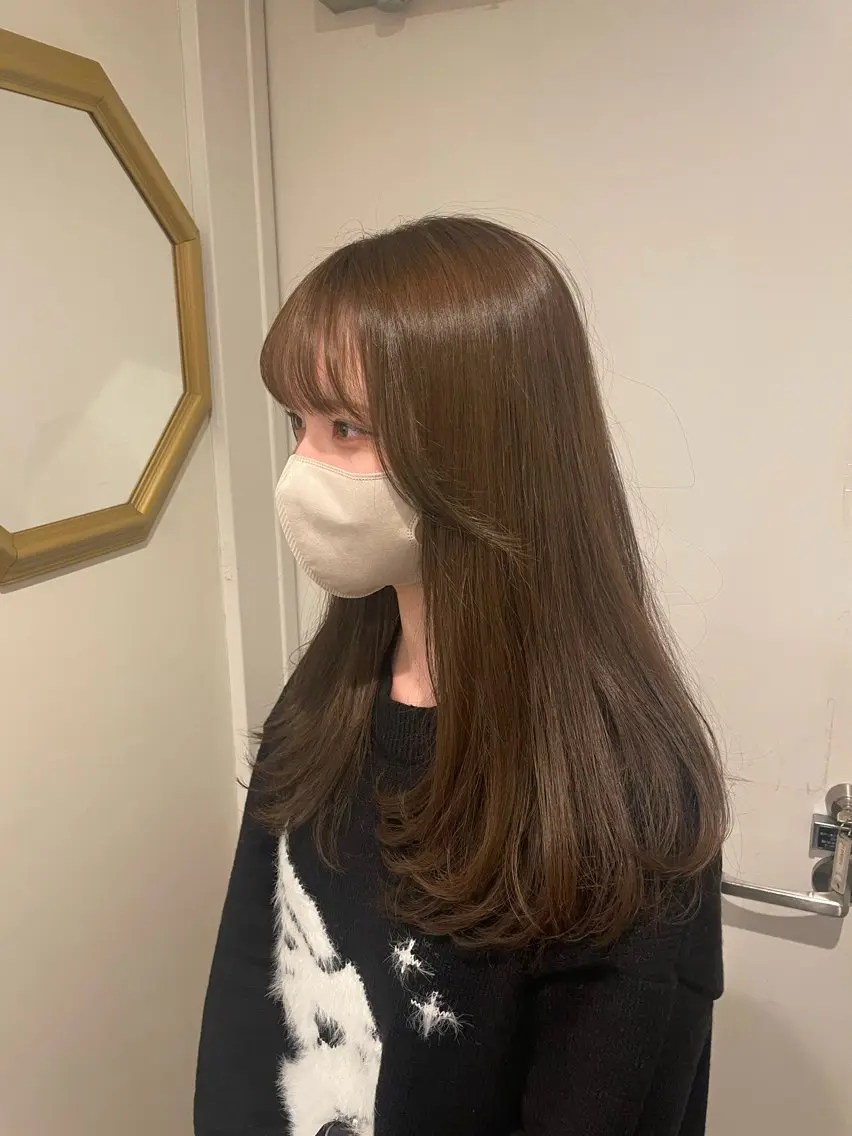 セミロング カット ヘアカラー トリートメント 🪞ᩚ メイ 🪞ᩚのヘアスタイル