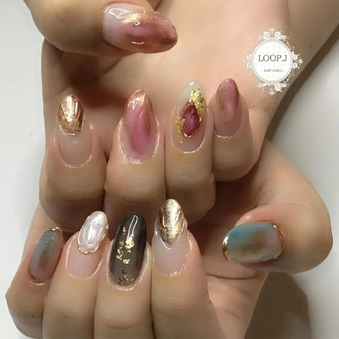 ネイル ハンドネイル おおくぼ めぐみのネイルデザイン