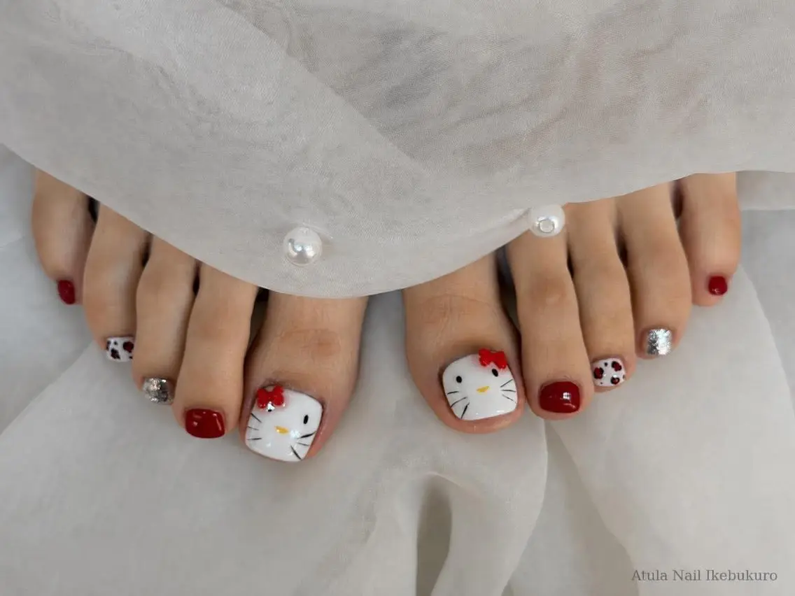 ネイル フットネイル ATULA nailのネイルデザイン