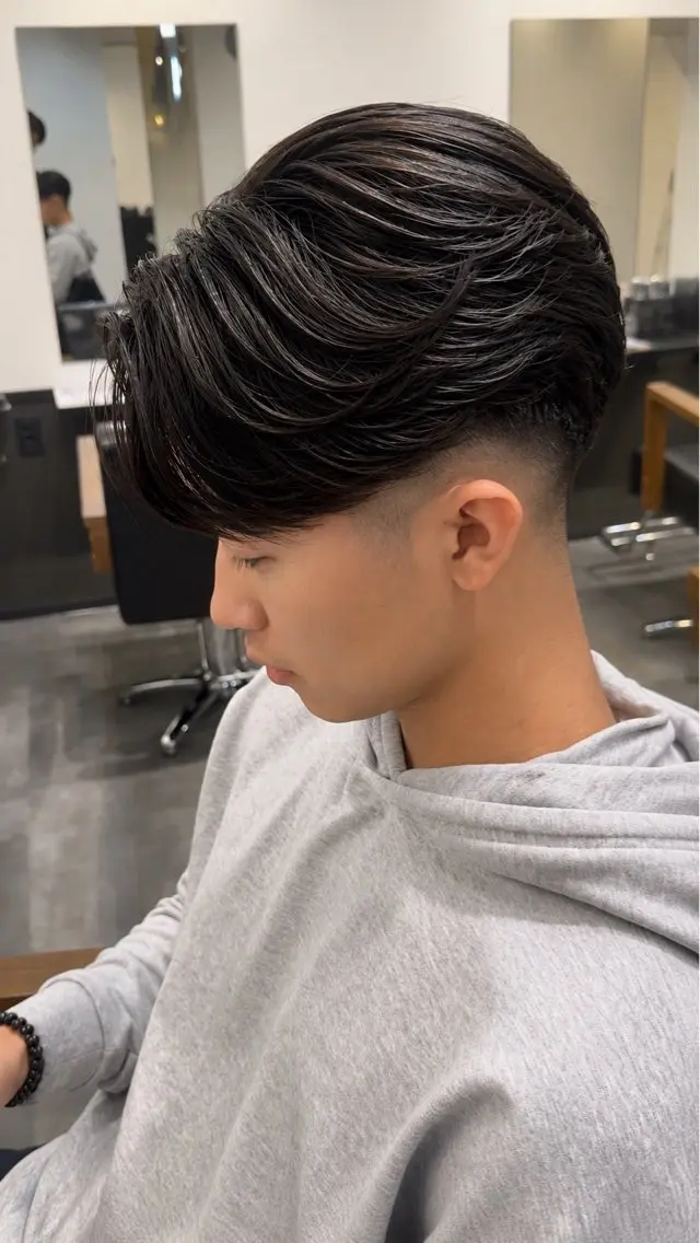 パーマ メンズ 玉置 晴太郎のヘアスタイル