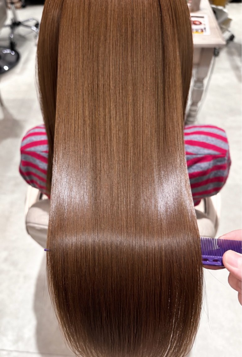 ロング カラー ブラウンカラー 透明感カラー 髪質改善 トリートメント カット ヘアカラー 髪質改善／透明感 🫧うらののヘアスタイル