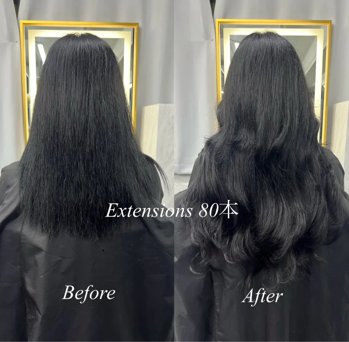ロング カラー シールエクステ ハイトーンカラー エクステ ヘアカラー エクステ シールエクステ特化 ハイトーン、NANAのヘアスタイル