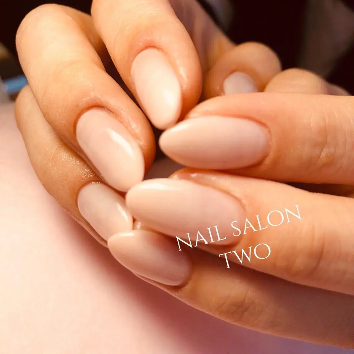 ネイル グラデーション ピンク ピンクベージュ two nailのネイルデザイン