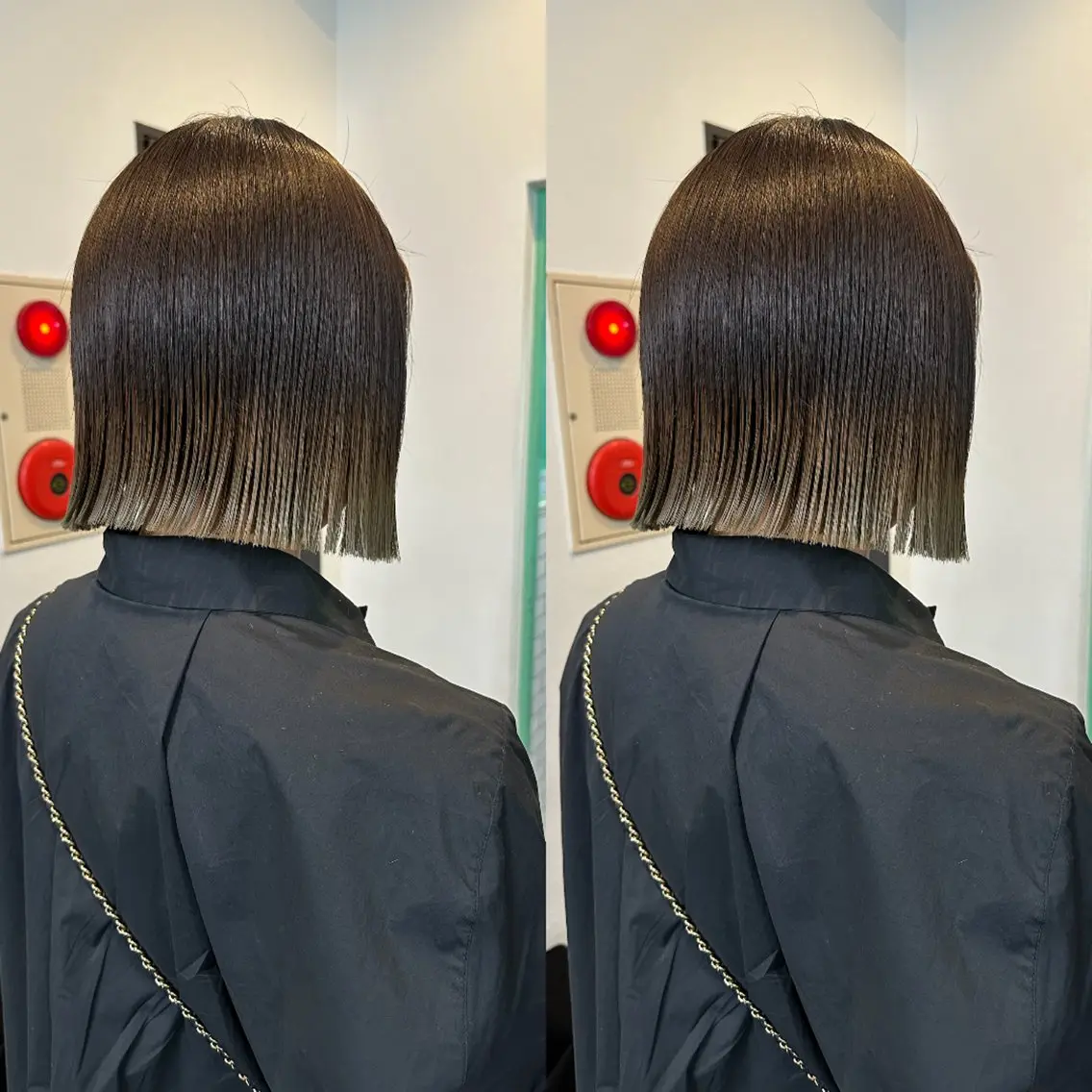 ミディアム カラー ベージュカラー オリーブベージュ slit kokoroのヘアスタイル