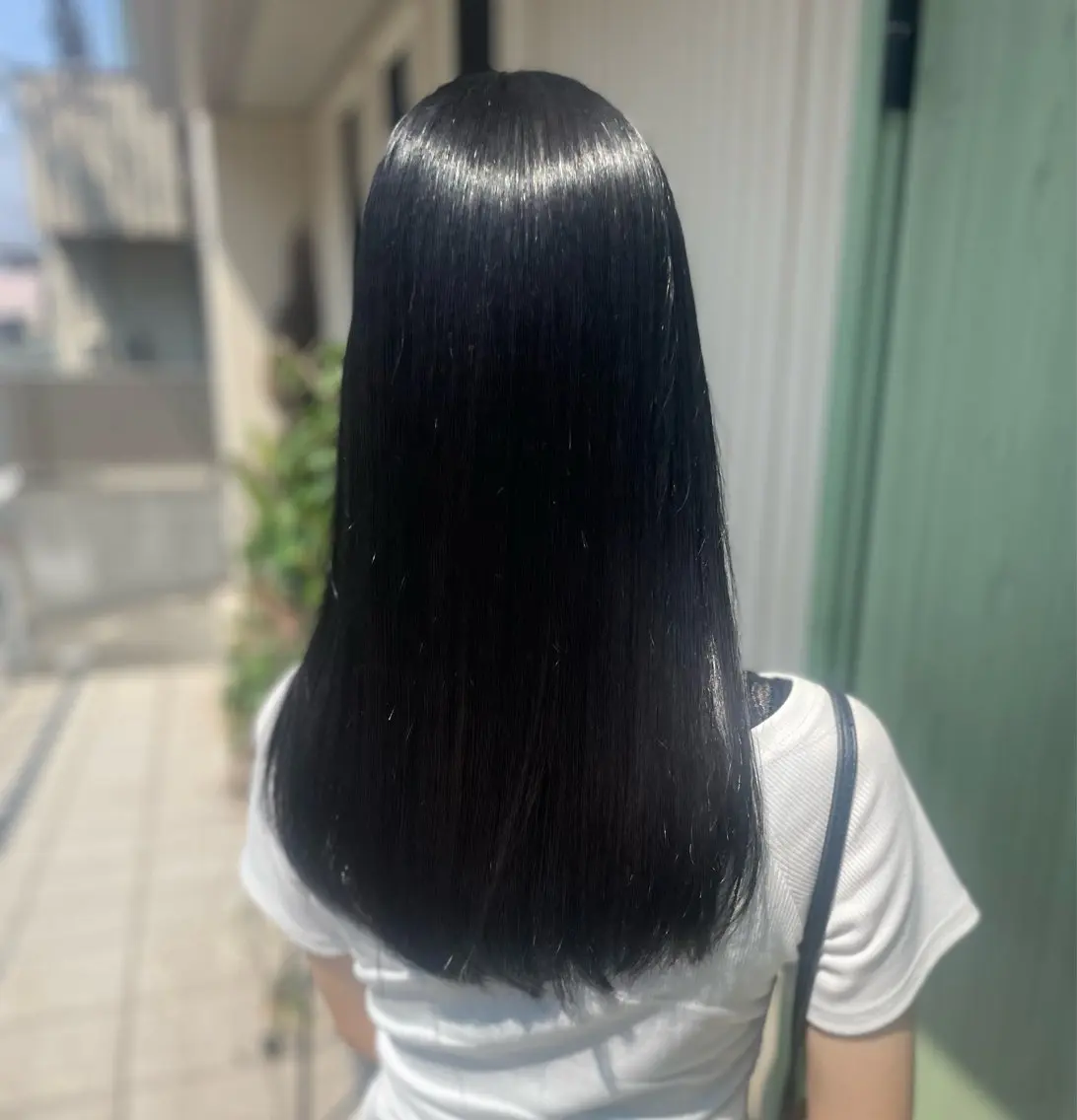 ロング パーマ ストレートパーマ 縮毛矯正 大谷若葉/ ヘアーレクスアリーのヘアスタイル