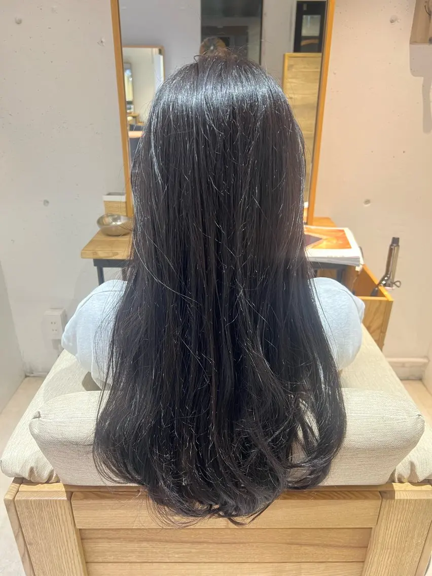 ロング カラー ヘアカラー ブルームヘアデザイン かこ。のヘアスタイル