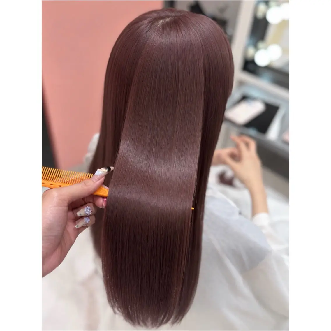 【9月限定ブリーチクーポン🌟】ケアブリーチ＋カラー＋うる艶トリートメント🩶の写真