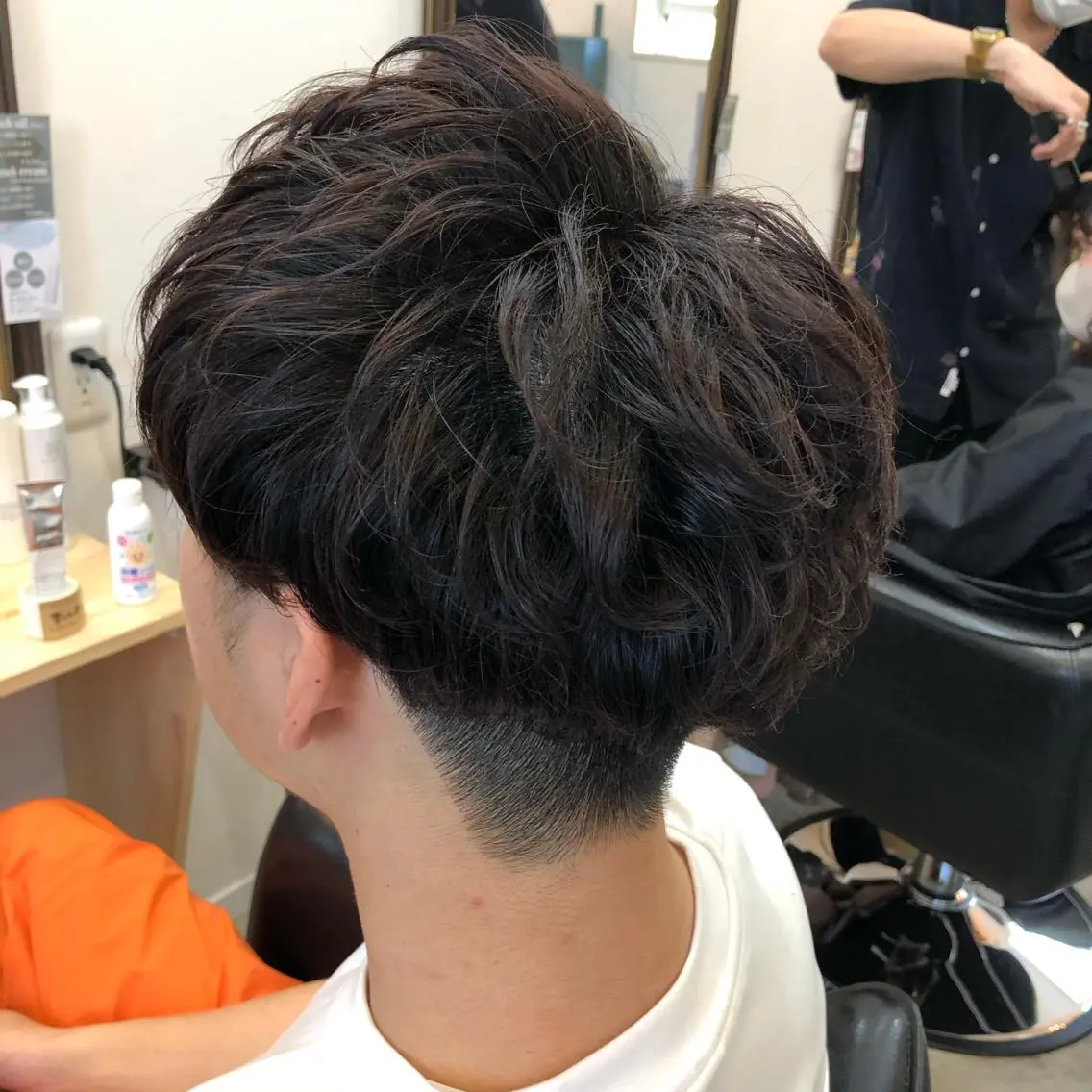 メンズ　カット＋パーマの写真