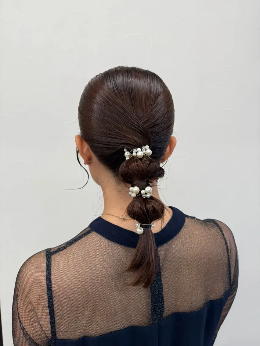 ミディアム ヘアセット 🎀うる艶モテ髪🎀 透明感/ユナのヘアスタイル