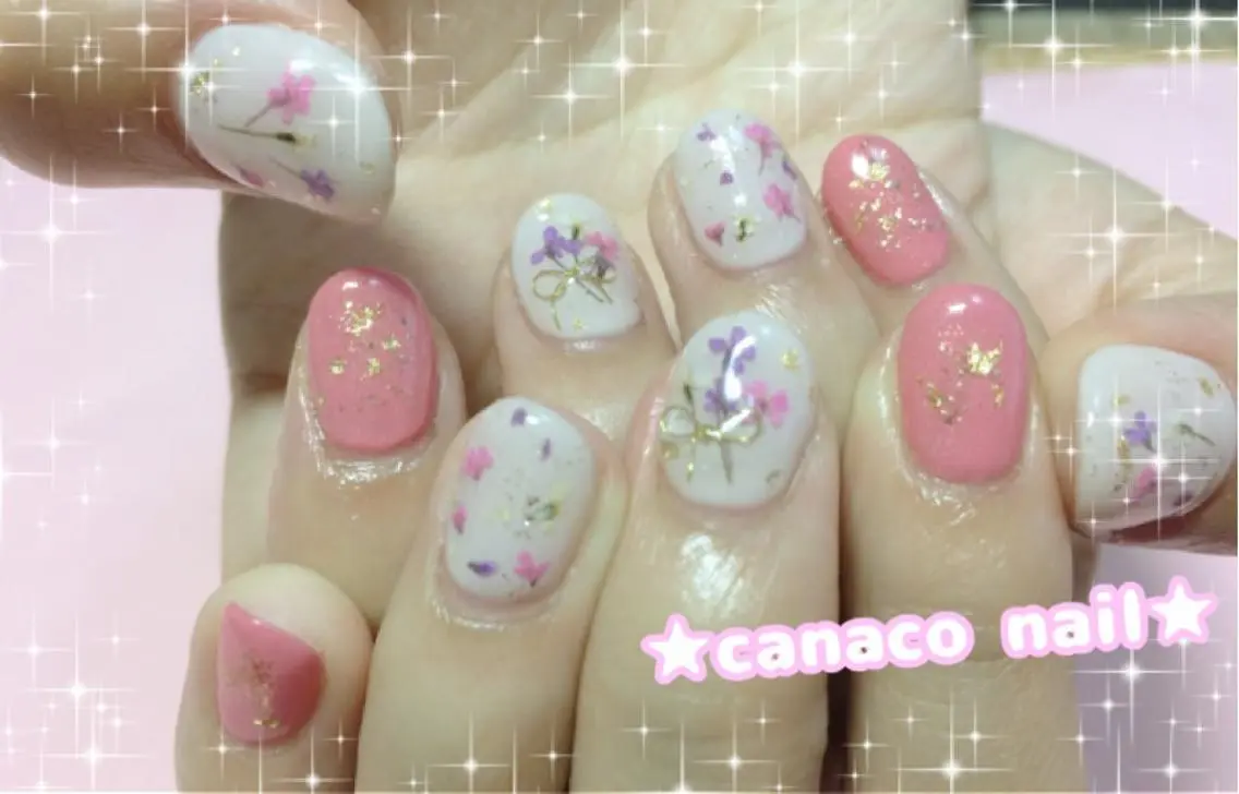 ネイル アートネイル リボン ベテランネイル cnc  nailのネイルデザイン