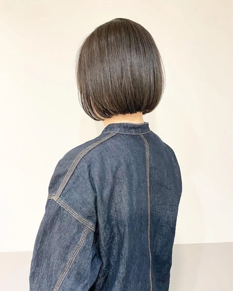 ショート カラー ヘアアレンジ カット ヘアカラー トリートメント ボブ/ミニボブ/ 立河今日子のヘアスタイル