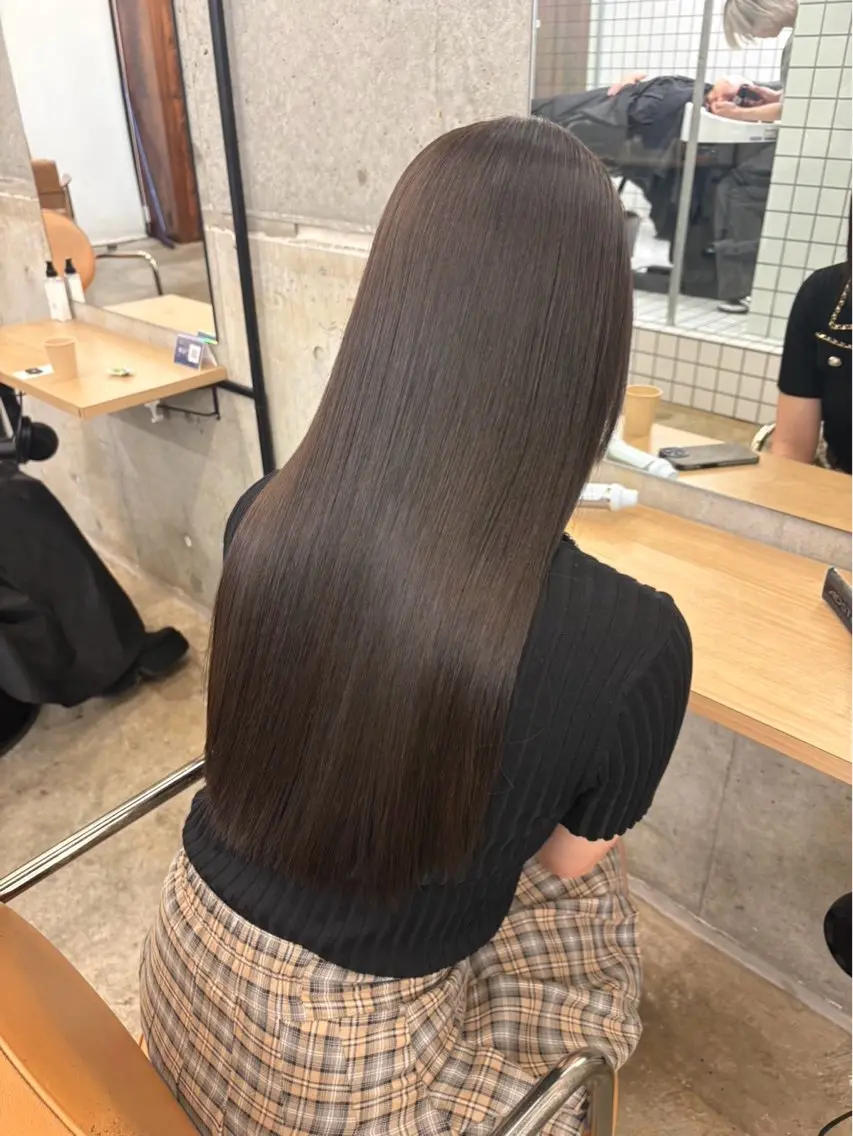 ロング カラー カット ヘアカラー ✨️艶ハイトーン特化 ✨️佐藤望のヘアスタイル