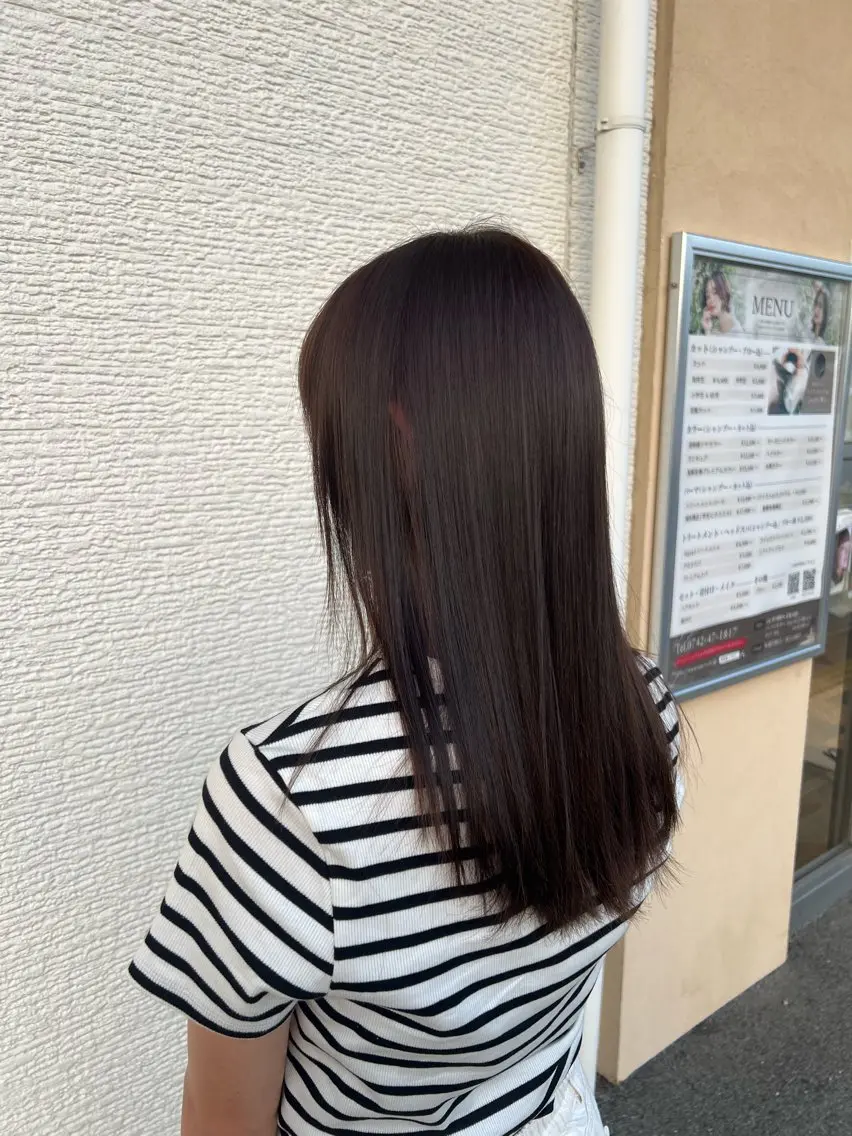 セミロング カラー カラーモデル募集中! 藤村 優華のヘアスタイル