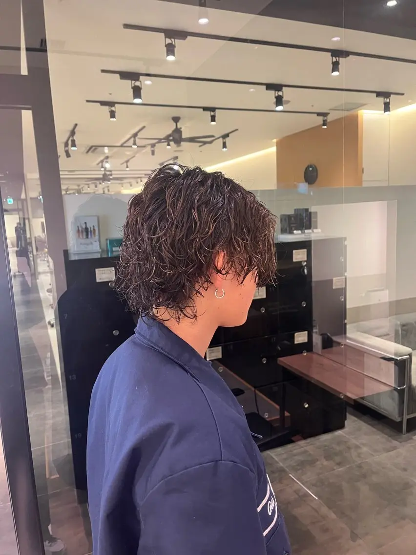 パーマ カット パーマ メンズ/ パーマ/ツバキのヘアスタイル