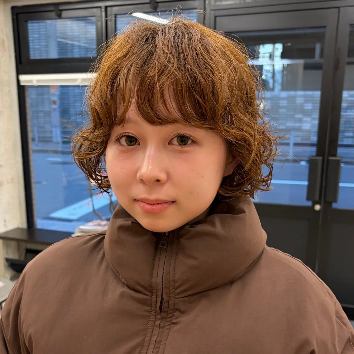 ショート パーマ ボブ ニュアンスパーマ カット パーマ トリートメント おしゃれなボブ/ パーマ推し/難波のヘアスタイル
