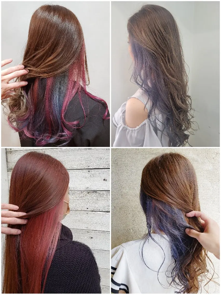 カラー ロング ダブルカラーモデル☆ SHUNYAのヘアスタイル