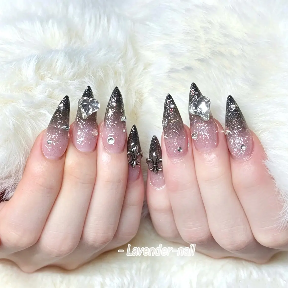 ネイル ハンドネイル Lavender nail·中島公園のネイルデザイン