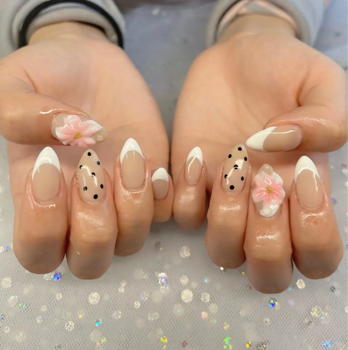ネイル ハイネイル 自宅サロンのネイルデザイン