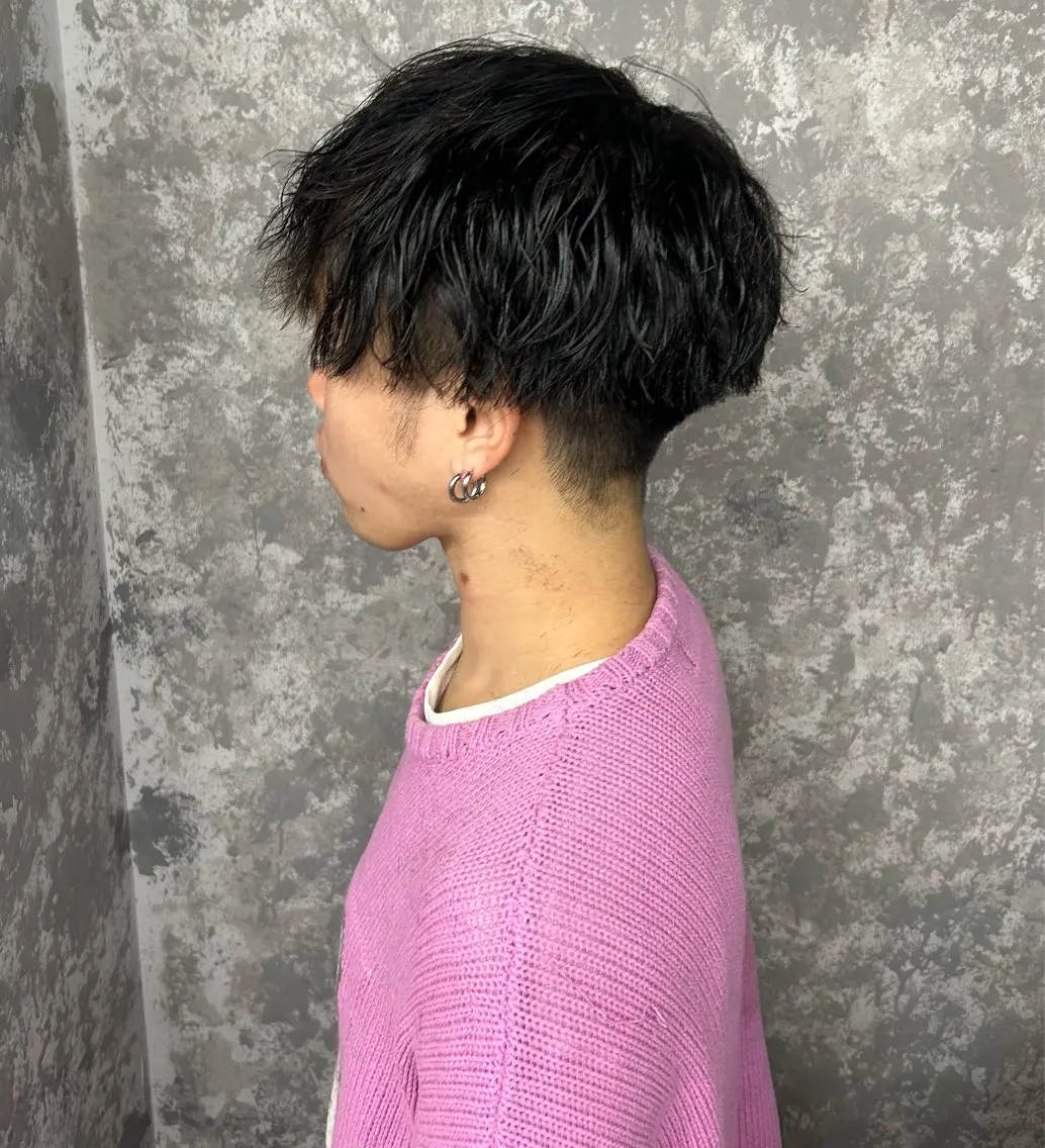 パーマ メンズ カット パーマ 🌈メンズパーマ🌈 メンズカットアリサのヘアスタイル