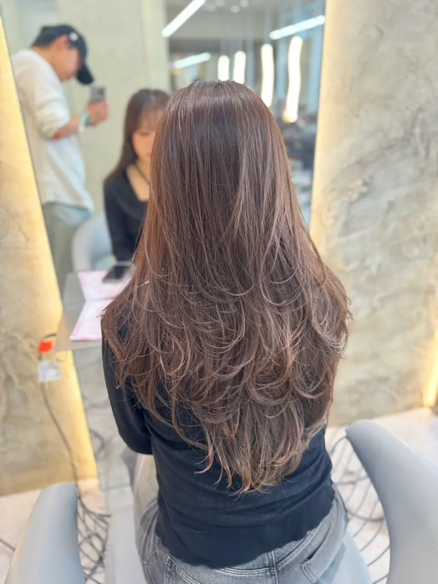 ロング カラー カット ヘアカラー トリートメント トレンドカット/ 縮毛矯正/タケルのヘアスタイル