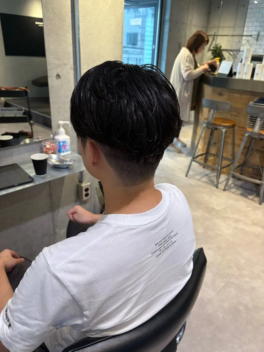 メンズ カット 韓国ヘアー🇰🇷 MIWAのヘアスタイル