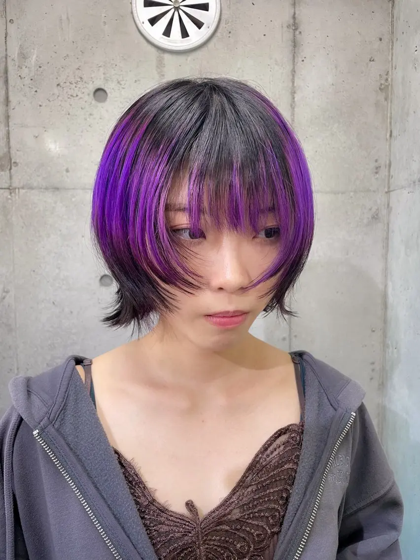 ショート カット ヘアカラー ハイトーン/ブリーチ /ウルフ⛓️MAKIのヘアスタイル