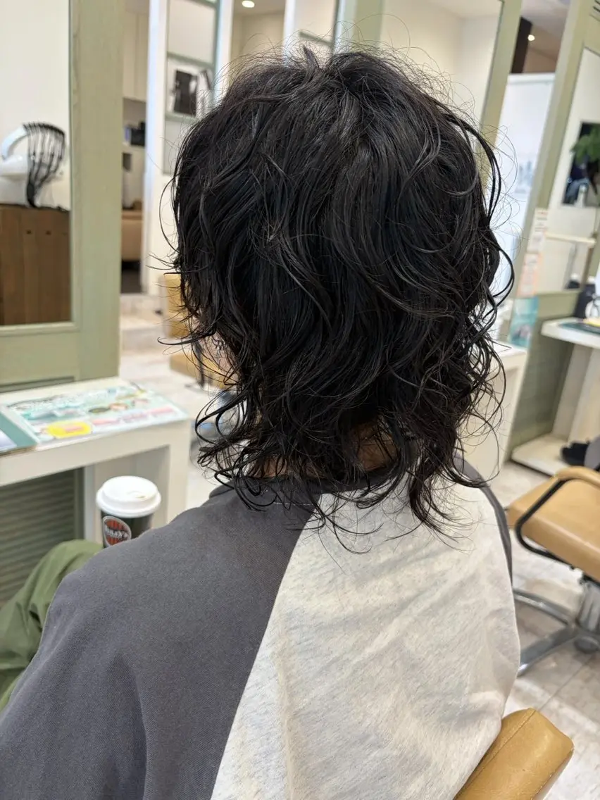 ショート パーマ パーマ特化✨/肥後 有紗のヘアスタイル