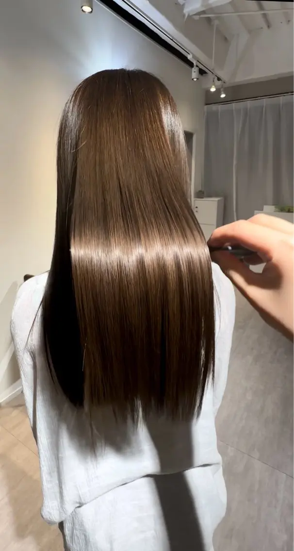 最上級の艶とまとまり✨eclaロイヤル髪質改善トリートメントの写真
