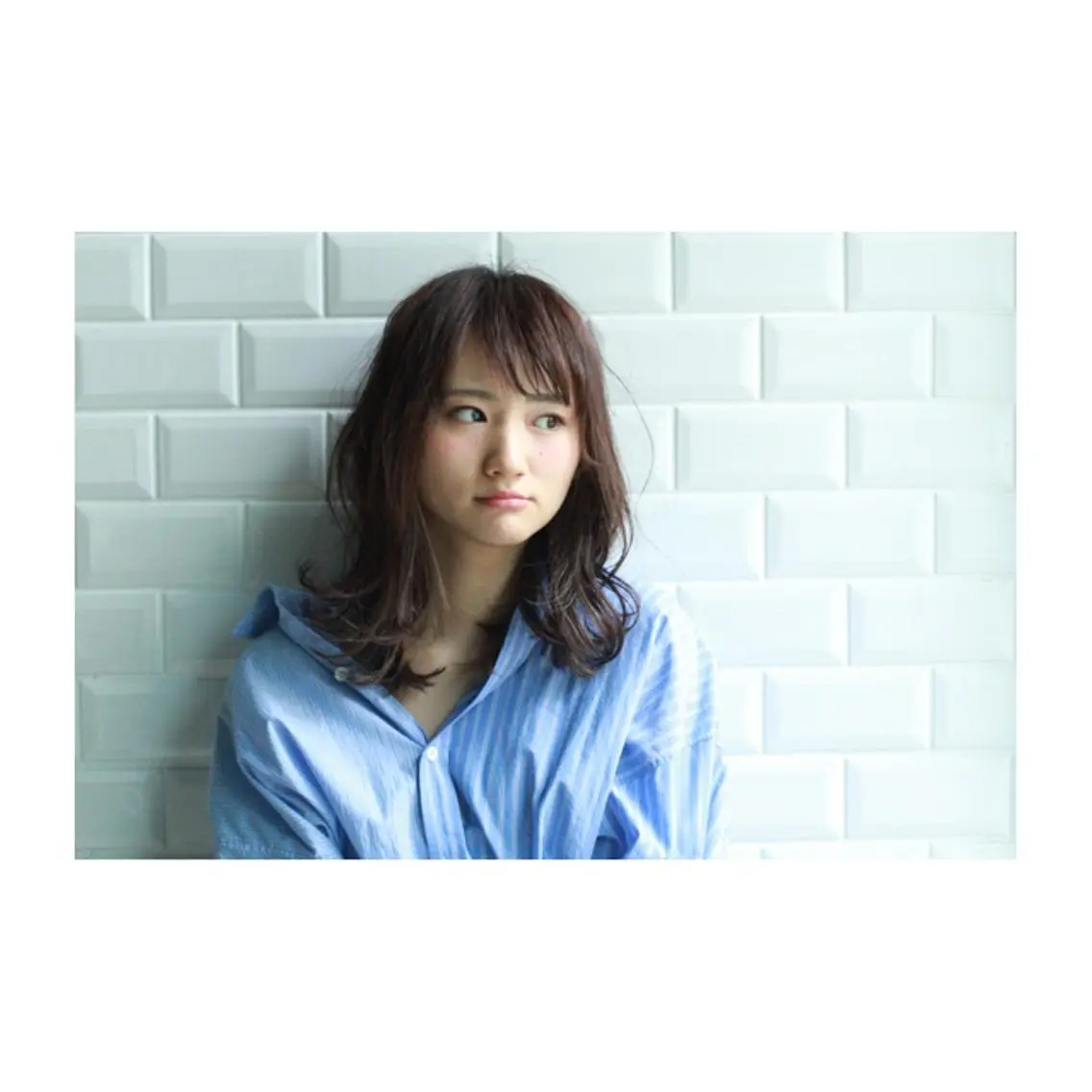 ミディアム 丸茂 聖名のヘアスタイル