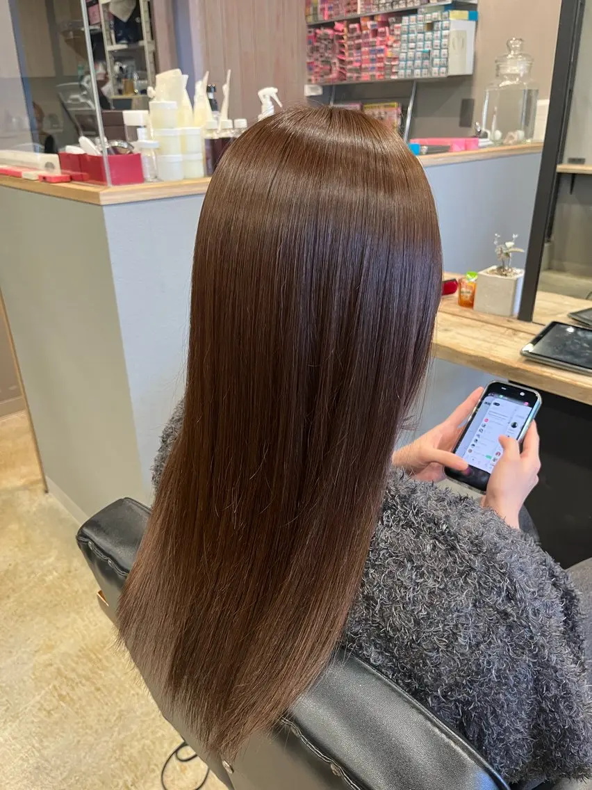 ロング 卒業式のヘアスタイル カット ヘアカラー ひかる 🌀のヘアスタイル