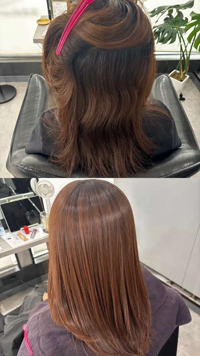パーマ 縮毛矯正 ᴍᴀᴜ-ʟɪɴᴏ ❤️ ɴᴏɴᴏᴋᴀのヘアスタイル